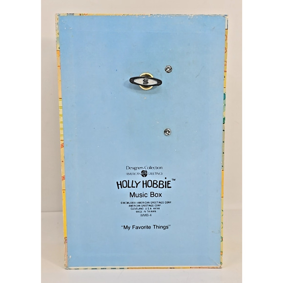 1981 American Greetings Holly Hobbie Dancing Music Box My Favorite Things Works - Picture 10 of 13